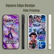 Casing For OPPO A5 A9 A53 A32 A7X Reno 6 5 Z 2020 5G zoey Kpop demon hunters DJX05 Phone Case Square