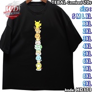 POKEMON KAOS XS S M L XL 2XL 3XL 4XL 5XL 6XL 7XL 8XL 9XL KAOS BIG SIZE JUMBO HD373