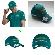 Aston Martin F1 Fernando Alonso Baseball Cap 2024 - Unisex - Green - Fashion Sports Outdoor Sun Hat 