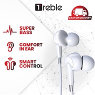 Treble JM Headset Wired Earphone Bass Android iPhone Origil - TER7-A B