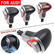 Leather Gear Shift Knob For AUDI Q7 Q5 A3 A4 A5 A6 A7 C6 C7 4G1 713 139 4G1713139 Car Accessoriess