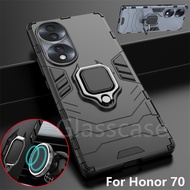 For Huawei Honor 70 Pro Plus Honor70 Ring Phone Case Bumper Bracket Stent Protection Hard Shockproof