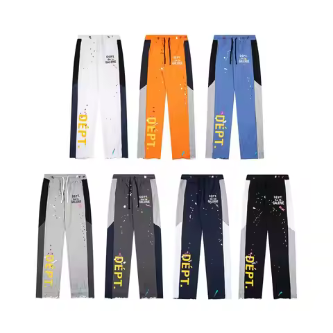 GALLERY DEPT American retro high street splashing ink micro-pull sweatpants couple loose casual pant