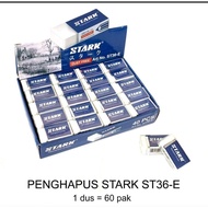 Small white eraser contains 40 sets of gasing erasers eraser pemadam