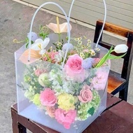 39-39 square bag for flower baskets and gift baskets CNY