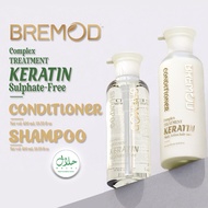 BREMOD Sulphate-Free Complex Treatment Keratin Shampoo/Conditioner 400ML