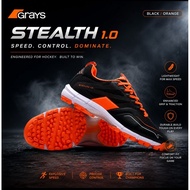 Grays Stealth 1.0 Hockey Shoes – Black