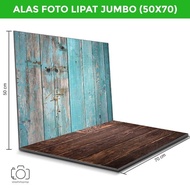 Alas Foto Lipat Jumbo Kayu Rustic / Background Foto Produk (Rj-02)