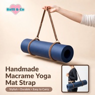 Macrame Yoga Mat Strap | Adjustable Yoga MatTALI SB13B