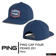 PING CAP FOUR PEAKS 251 PING CAP MEN หมวกกอล์ฟ หมวกกีฬาผู้ชาย
