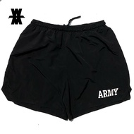 US Army PFU Nylon Shorts Black Size M W39-44 L44 Waist Width 78-88 cm Length 44 cm