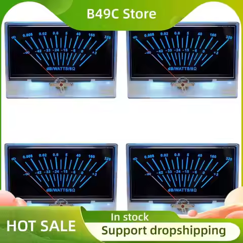 B49C 4X Driver Board P-134 VU Meter Drive Board VU Meter Audio Backlight Analog Digital Power Meter