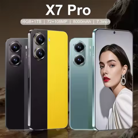 X7 Pro Mobile 8 gen 3 Phone Snapdragon Cellphone 5G Dual SIM Global Version Cell Phone 8000mAh Smart