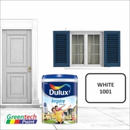 WHITE 1001 ( 1 LITER ) ICI DULUX Inspire Exterior Durable Paint Weathershield Weather Shield Cat Din
