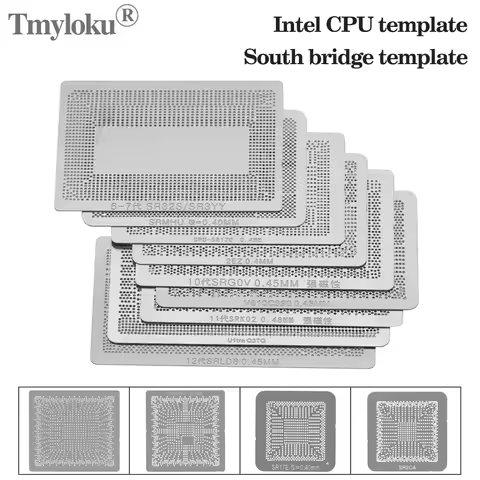 BGA Gen 4-14 Intel Laptop CPU Template SR170 SR2EZ SRGOV SRLD8 Southbridge Template Gen 4-13 SRKZZ S