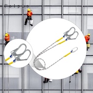 [Baosity11] Safety Harness Lanyard Fall Arrest Protection Rope Multifunctional with Hook