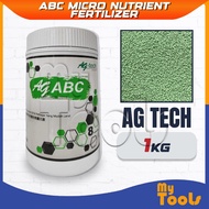 Mytools AG Tech 1kg AG ABC Micro Nutrients | Fertilizer Baja AB Sayur Daun Buah Fertigasi Hydroponic