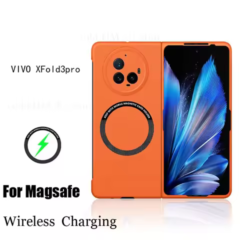Fundas For vivo X Fold5 3 Pro 5G For Magsafe Frameless Phone Cases For Vivo X Fold 5 Fold3 Magsafing
