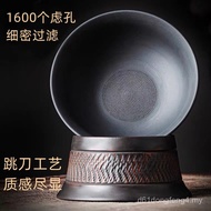 Purple Pottery Tea Drain Tea Filter Tea Filter Tea Filter Ceramic Tea Bucket Secret Filter Purple Sa