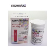 EasyMate Plus Blood Hemoglobin Test Strips (EXP: 2026)