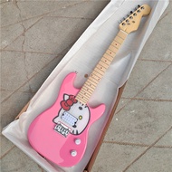 MINI 6 Strings Electric guitar Sycamore Body&Maple Fingerboard Fixed Bridge Acrylic glass Pickup gua