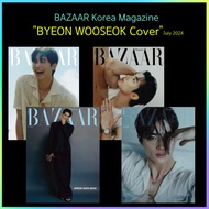 BAZAAR Korea Magazine  "BYEON WOOSEOK Cover"July 2024