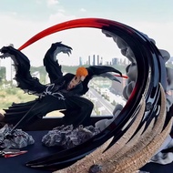 Bleach Figure Kurosaki Ichigo Anime Figures Crescent Sky Rush Ichigo Figurine Model Statue Doll Coll