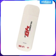 [Etekaxa] 4G LTE USB 300Mbps WiFi Wireless WiFi Router Stick for DesktopLTE FDD- B1/B3