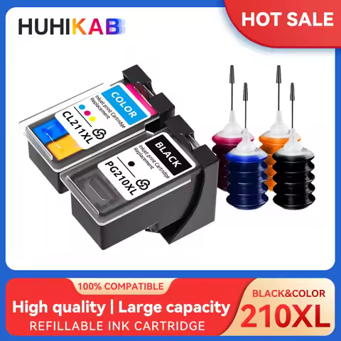 PG-210 PG210 CL211 Refill For Canon PG210XL CL211XL Ink Cartrdige For Canon Pixma IP2700 IP2702 MP24