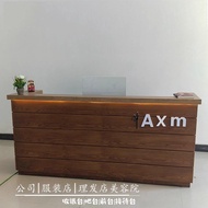 Solid wood bar counter, cashier counter, dining bar counter, coffee shop, restaurant front desk rece