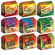 CINTAN Instant Noodles 76g x 5 Curry | Chicken | Seafood | Tom Yam | Asam Laksa | Vegetarian | Spicy