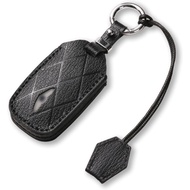 Genuine Leather Key Fob Cover Compatible with Genesis GV70 GV80 G80 2024 2025, Genesis G90 2022 2023