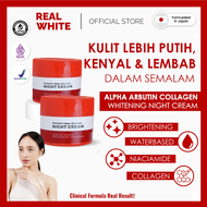 REAL WHITE Niacinamide Alpha Arbutin Collagen Night Cream