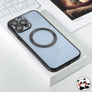 Luxury Magnetic Plating Phone Case For Realme C67 C65 C60 C15 C25 C25S C30 C30S C55 C53 C51 C35 C33 