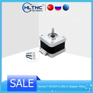 Nema17 42HS34 0.28N.m 1A 34mm 42 Engine 1.2KG.CM 4-Lead 2 Phase Stepper Motor for CNC 3D Printer XYZ