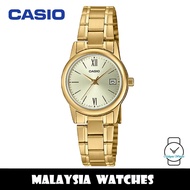 Casio LTP-V002G-9B3 Quartz Gold-Tone Stainless Steel Women Watch LTPV002G LTPV002G-9B3 LTP-V002G-9B3