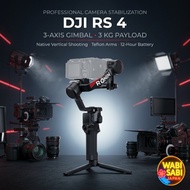 DJI RS 4 3-Axis Camera Gimbal Stabilizer 3kg Payload Vertical Shooting OLED