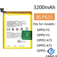 BLP631 For OPPO F5 Youth F3 A77 A73 A75 Mobile Phone Replacement Battery 3200mAh