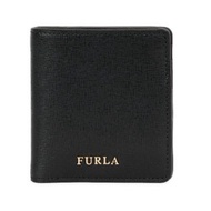 New Branded Luxury Small Bag Wallet Original Furla Babylon Bifold Bi-fold Onyx Black Color Purse