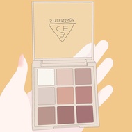 3CE Sanxi Jade Eyeshadow Jiugongge Cement Butter Taro Puree Plate overtake Rose Milk Tea Makeup Pale