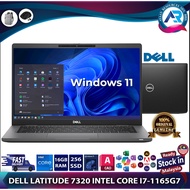 DELL LATITUDE 7320 INTEL CORE I7-1165G7 (11TH GENERATION), 16GB RAM, 256GB SSD, WIFI, W CAM, 13.3″ -