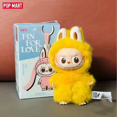 Authentic POPMART LABUBU Heart Password Series Vinyl Face Blind Box Fourth Generation Pendant Birthd