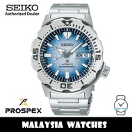 Seiko Prospex SRPG57K1 Monster Save The Ocean Blue Penguin Antarctica Automatic Stainless Steel Divers' 200M Watch