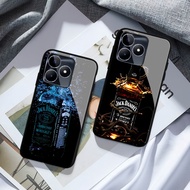 HP (GC 13) Realme C53 C51 Glass Softcase - Case Realme C53 C51hp - Realme C53 C51 Beautiful Case - R