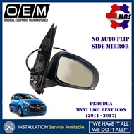 Perodua Myvi Lagi Best Icon (2011 - 2017) Side Mirror NO Auto Flip With Signal Lamp (1pc) 5 wire