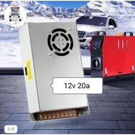 Power supply swivel 12V 20A fan Trafo 12v20a