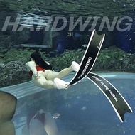 HARDWING 自由潛長腳蹼玻纖蛙鞋自由潛水長FIN 100%純碳纖維