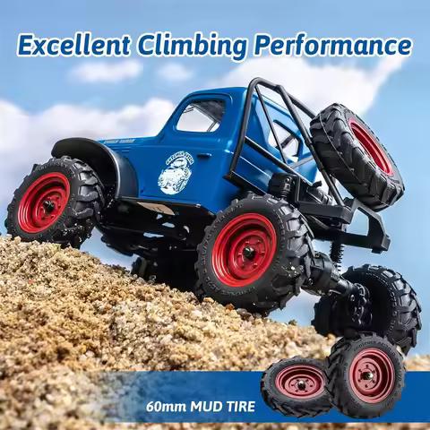 1/24 FMS FCX24 POWER WAGON Crawler RC Car Model Buggy Car 4WD Vehicle Truck For Sandland Desert Dirt