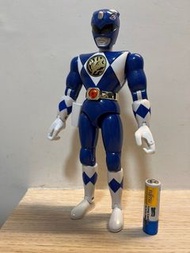 二手 BANDAI POWER RANGER 恐龍戰隊 藍戰士 玩具
