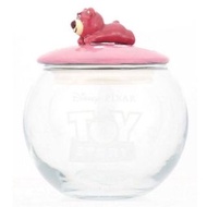 正版授權 日本帶回 迪士尼 玩具總動員 熊抱哥 造型陶瓷蓋透明玻璃 調味罐 糖果罐 餅乾罐 零食罐 收納罐 玻璃罐 卡通罐